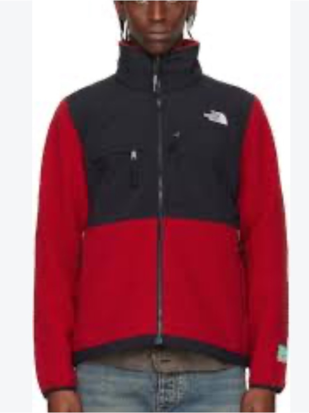 The North Face Red and Black Fleece Jacket - Men's Lightweight